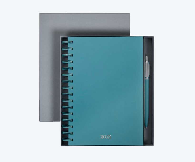 Agenda Diaria Lette 2025 Azul - Imagen 3